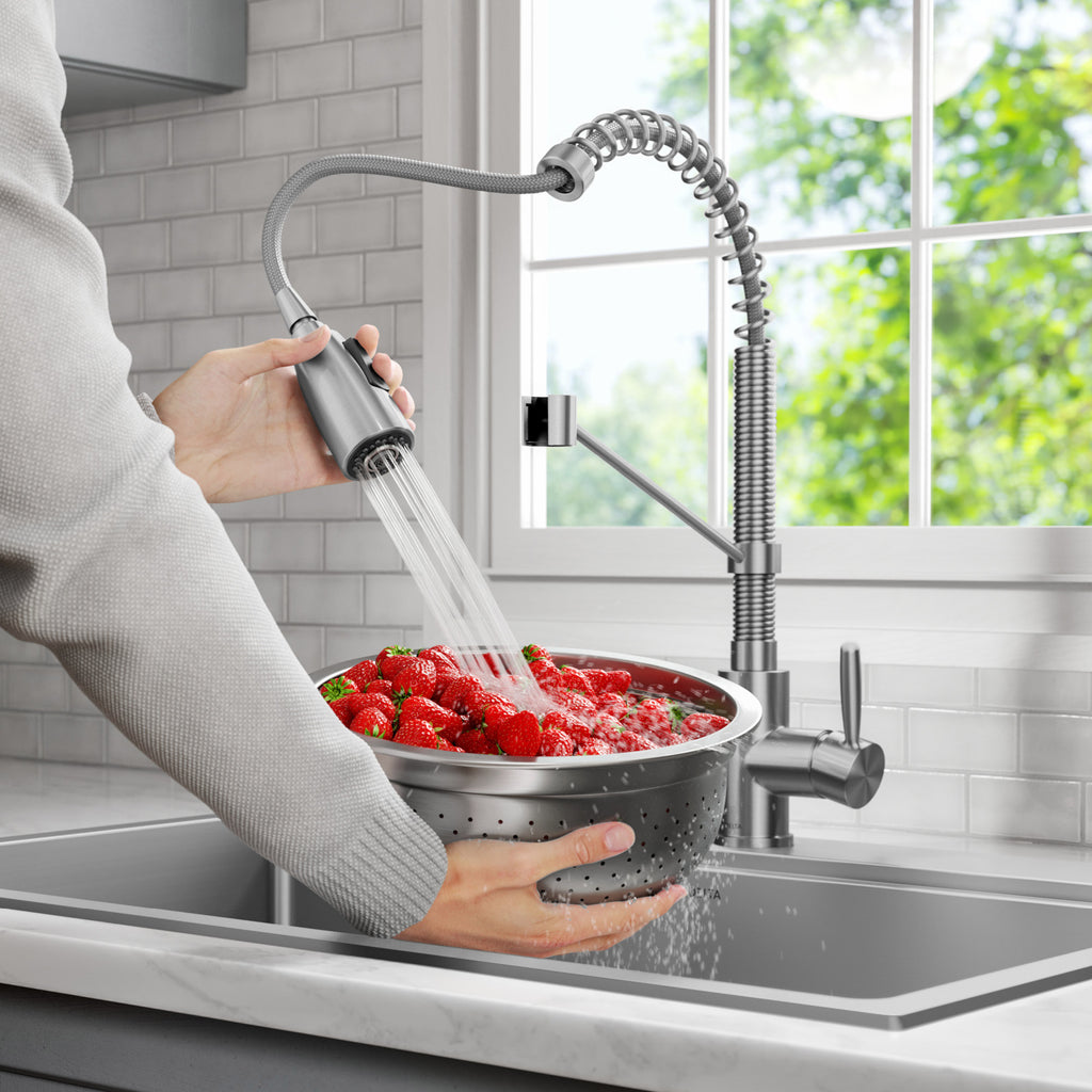 Elevate Your Kitchen with the Delta Pull-Down High Arc Faucet! ✨💧 #KitchenGoals #HomeImprovement