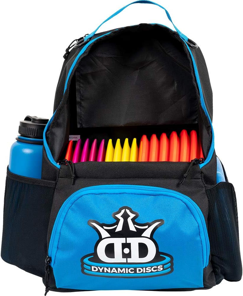 Dynamic Discs Cadet Disc Golf Bag - 17+ Discs Capacity - Beginner Disc Golf Accessories for Men - USA Business & Support - Includes Accessories Pouch & Water Bottle Holder - Lightweight & Durable
