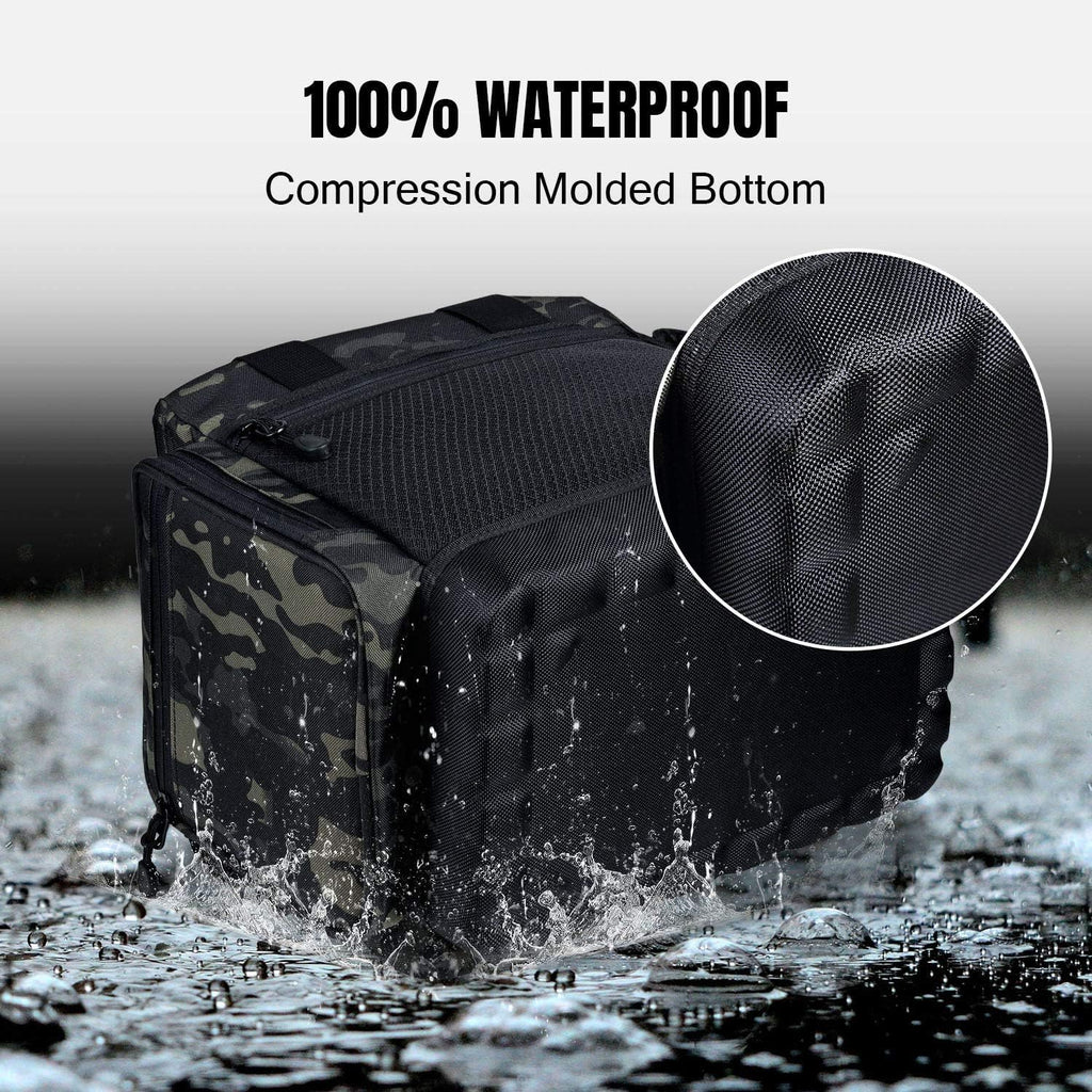 Rodeel Fishing Tackle Bags - Saltwater or Freshwater Fishing Bags with 4 Trays