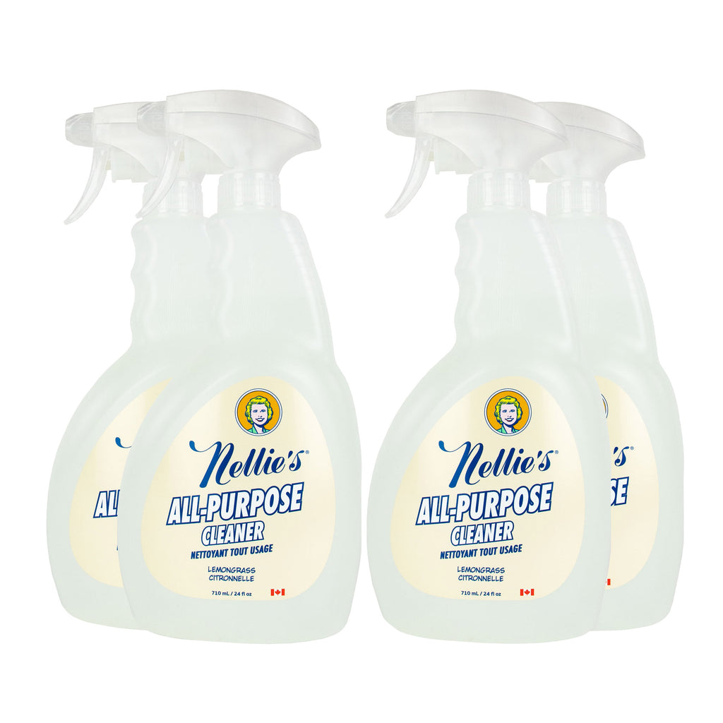 Nellie'S All-Purpose Cleaner, Lemongrass, 24 Fl Oz, 4-Count